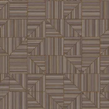 Tapeta AdaWall Geometrická vliesová tapeta na zeď, hnědá, imitace látky, 23209-6, Omega, AdaWall, velikost 10 x 1,06 m