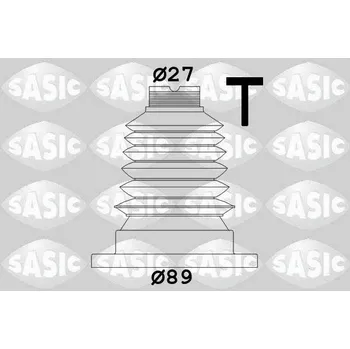 Manžeta ke kolu Sada měchů, hnací hřídel SASIC 1906040