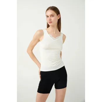 Vamp - Košilka se širokými ramínky 21800 - Vamp cream 3xl