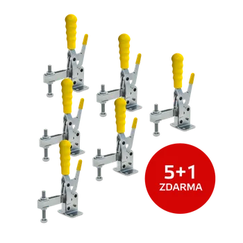Svěrák JC Metal Sada 5+1 ks: Svislá upínka 230 UZ SL