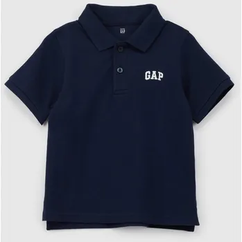 Dívčí oblečení GAP Dětské polo tričko s logem - Kluci GAP černá 2681143