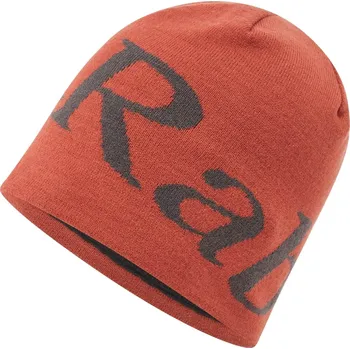 Čepice Rab Logo Beanie Tuscan Red / Graphene