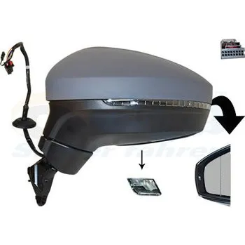 Autodíl vnejsi zpetne zrcatko VAN WEZEL 5747817