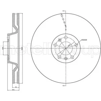 Brzdový kotouč Brzdový kotouč CIFAM 800-1102C