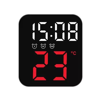 Budík JVD Digitální budík do sítě s červenými číslicemi JVD SB8015.1