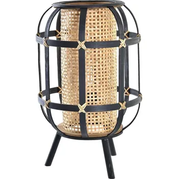 Stojací lampa Stolní lampa DKD Home Decor Černá Kaštanová Koloniální styl 220 V 50 W (31 x 31 x 51 cm)