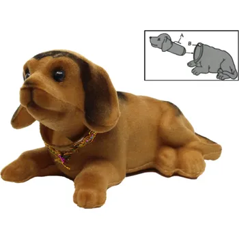 Pes s kývací hlavou - světle hnědý