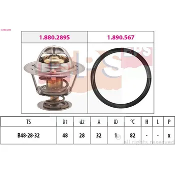 Chladič motoru Termostat, chladivo EPS 1.880.289