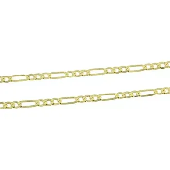 Náramek Zlatnictví U Kostela Ozdobný zlatý náramek na nohu typ figaro - 26 cm 10534318135