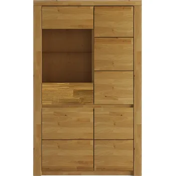 Knihovna Vitrína dub olejovaný BETA 82