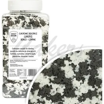Čokoláda Cukrová dekorace - LEBKY ČERNÉ A BÍLÉ 50g