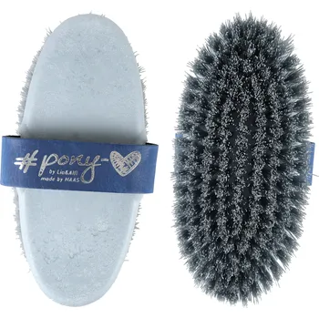 Čištění pro koně Haas Kartáč rýžový #ponylove Lia & Alfi, grey/navy