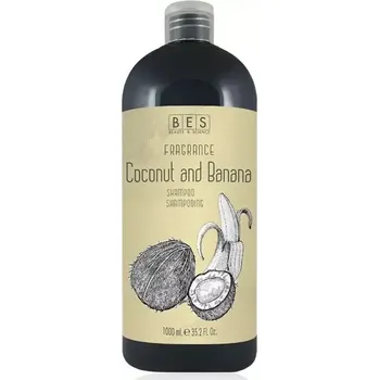 Šampon Bes Fragrance Coconut and Banana šampon na vlasy 1000 ml