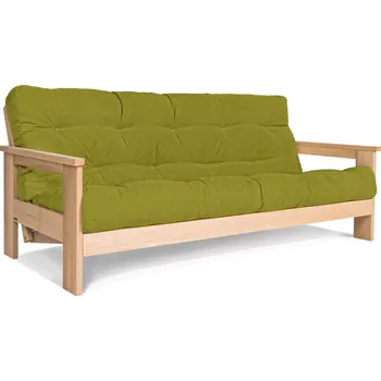 Pohovka Rozkládací pohovka MEXICO 02 210 cm z masivu/zelená