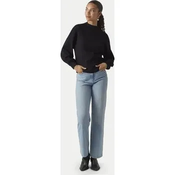 Dámský svetr Vero Moda Svetr Nancy 10290748 Černá Regular Fit XL