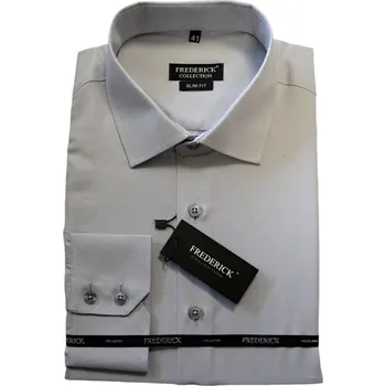 Pánská košile Pánská košile s dlouhým rukávem - střih SLIM - vzor F751 - 46