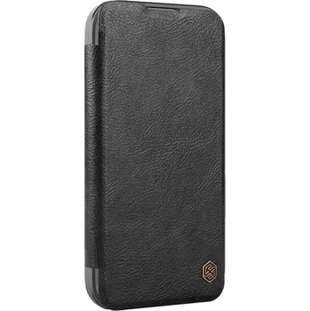 Pouzdro na mobilní telefon Nillkin Qin Book Prop Pouzdro pro Apple iPhone 16 Classic Black