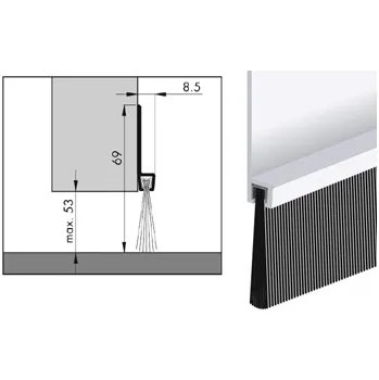 Drátěný kartáč IBS 70 Al kartáč (300cm / 1ks)