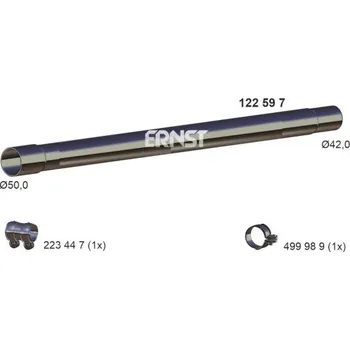 Výfukový systém Výfuková trubka ERNST 122597