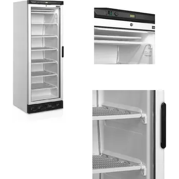TEFCOLD UFFS 371 G L/H | Mrazicí Skříň Prosklená | 270 l, v. 184 cm, 6 polic, Servis ČR