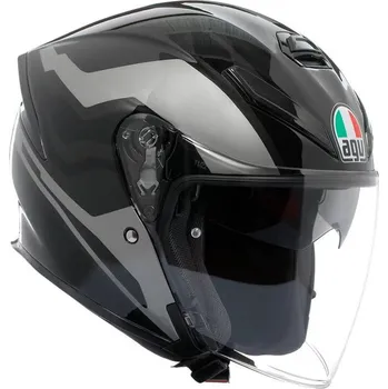 Helma na motorku AGV K5 JET EVO ECE 22.06 TUNE GREY/BLACK vel. 2XL