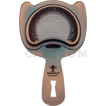 Nerezový dřez Sítko do shakeru 2v1, staroměď, 152 mm | BARFLY, M37185ACP