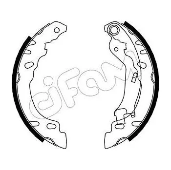 Brzdová čelist Sada brzdových čelistí CIFAM 153-090