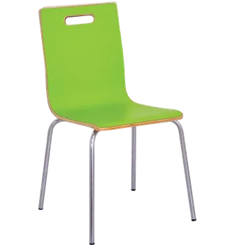 Jídelní židle MEGAN jídelní židle zelená, kostra nerez