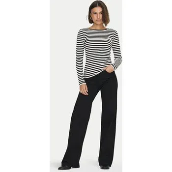 ONLY Jeansy Madison 15301338 Černá Wide Leg L_32
