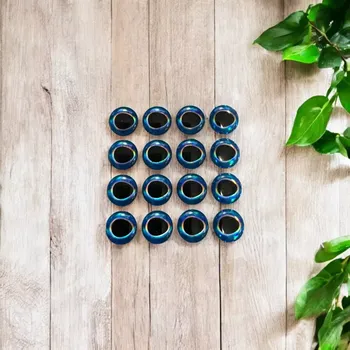 SAMOLEPÍCÍ 3D OČI BLUE PEARL 12MM-16KS