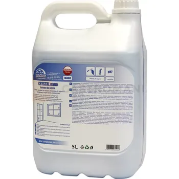 NANO - čisticí prostředek na bázi alkoholu pro čištění a údržbu skla a zasklení 5 l | DOLPHIN, CRYSTAL Nano