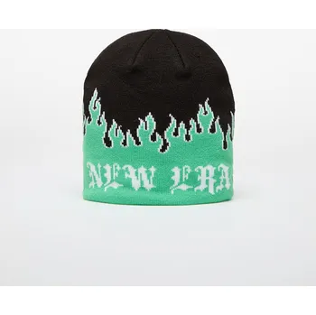 Čepice Čepice New Era Knit Thin Flame Skull Knit Island Green Universal