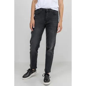 Dámské džíny Cross Jeans dámské regular fit džíny Marisa 476-054 black Velikost: 33/32