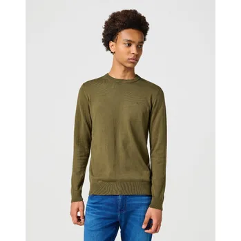 Pánský svetr Pánský svetr Wrangler Knit Sweater 112357202 Ivy Green Velikost: L