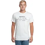 Pánské tričko Meatfly Sign 24/25 White M