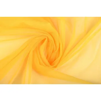 Jemný tyl ve žluté barvě 330-61214