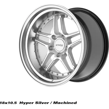 Alu kolo STROM DS-05 disk 18x10.5 5x120 72.6 ET10, Hyper Silver / Polished Dish