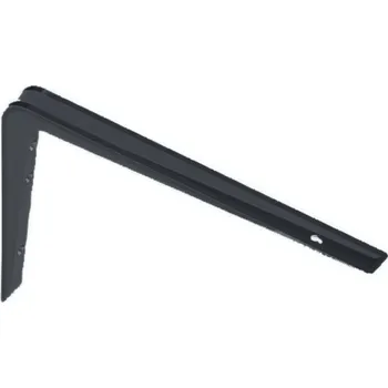 Držák na polici Walteco Konzole Alido 120x80mm, nosnost 16 kg, černá