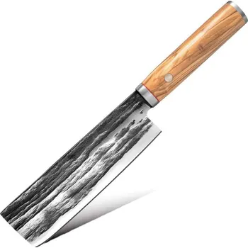 Kuchyňský nůž SaKuRo Olive Nakiri nůž 17 cm