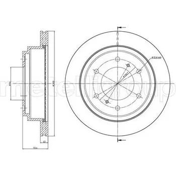 Brzdový kotouč Brzdový kotouč CIFAM 800-778C
