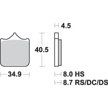 Brzdová destička SBS brzdové destičky KH604/4 STREET PERFORMANCE (EXCEL) sintrované BMW S 1000RR 09-18 barva zlatá přední (SBS brzdové destičky KH604/4 STREET PERFORMANCE (EXCEL) sintrované BMW S 1000RR 09-18 barva zlatá přední)