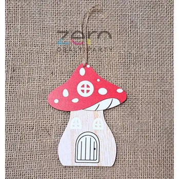 Hřib dřevěný závěsný - barevný II