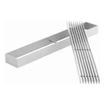 Větrací mřížka Karl LINES ventilační mřížka, 1000 x 60mm - bílá