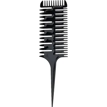 hřeben Profesionální kadeřnický hřeben na barvení vlasů - černá