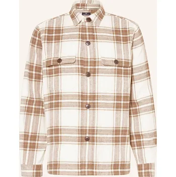 Pánská košile Strokesman's Pánská Flanelová Svrchní Košile, režná / hnědá, 44