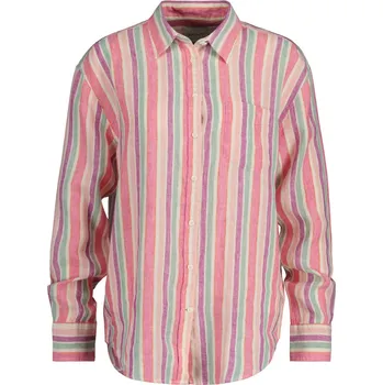 Dámská košile KOŠILE GANT REL LINEN MULTI STRIPED SHIRT MULTICOLOR