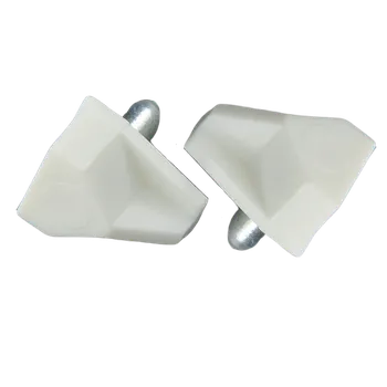 Šroub Policová podpěrka-plast+kov (pr.5x16mm),(Zn), bílý plast