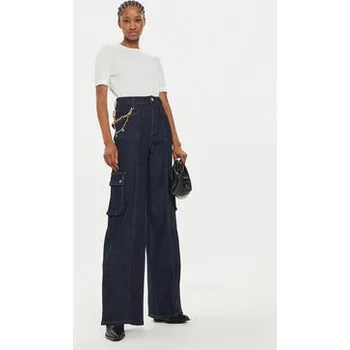 Dámské džíny Gaudi Jeansy 421BD26014 Tmavomodrá Wide Leg 29