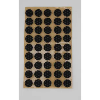 Podložka pod nábytek Samolepicí filc-kulatý, ⌀15mm (45ks/arch)-černý