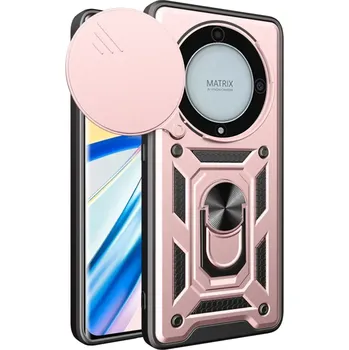 Pouzdro na mobilní telefon Kryt Honor Magic 5 Lite Techsuit CamShield Pro rose gold